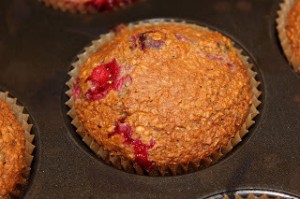 Coconut and Cranberry Bran Muffins