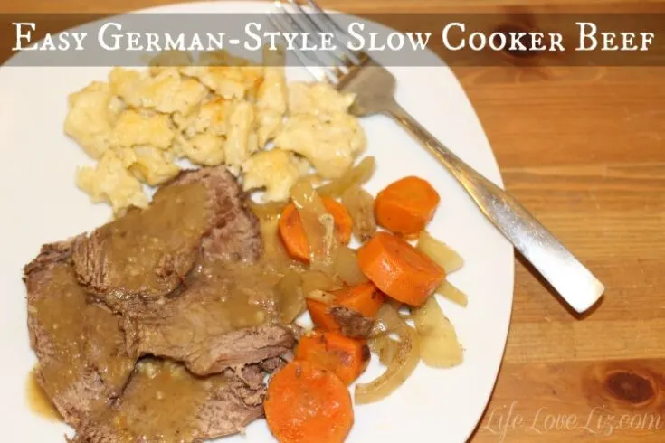 Easy German-Style Slow Cooker Beef