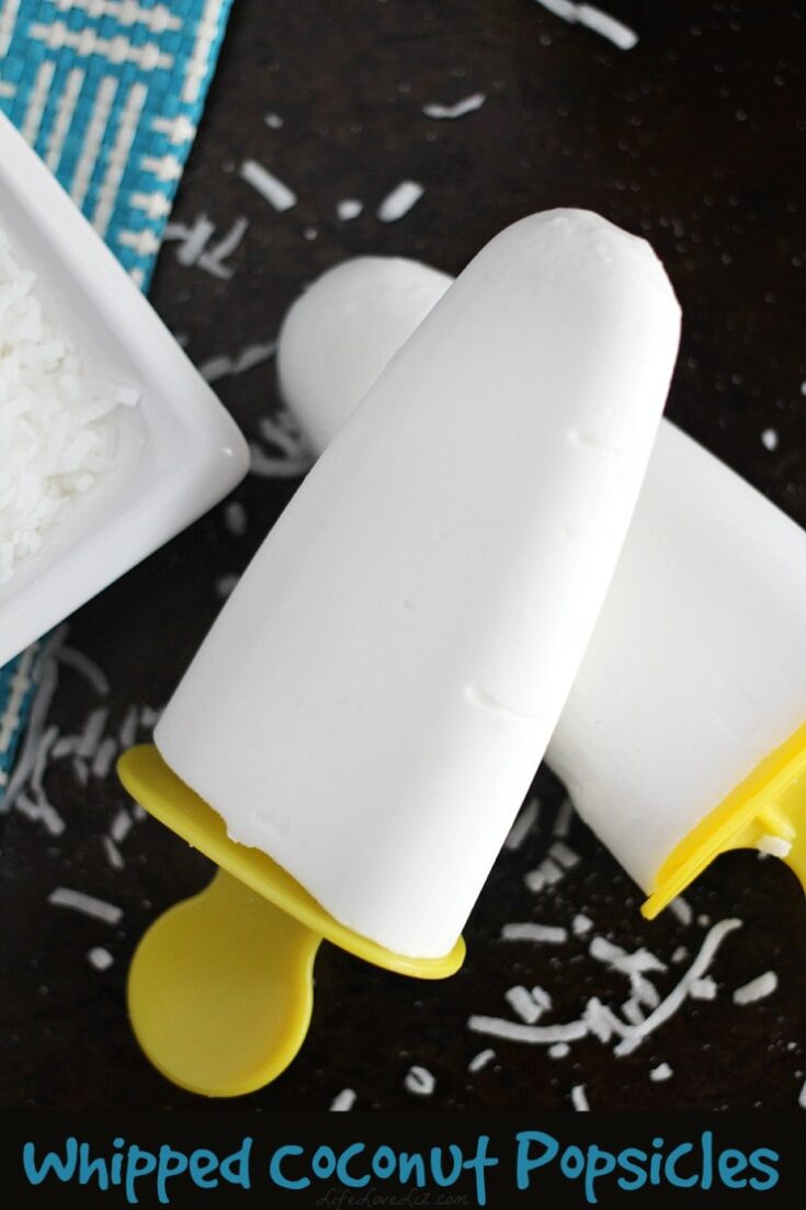 Whipped Coconut Popsicles