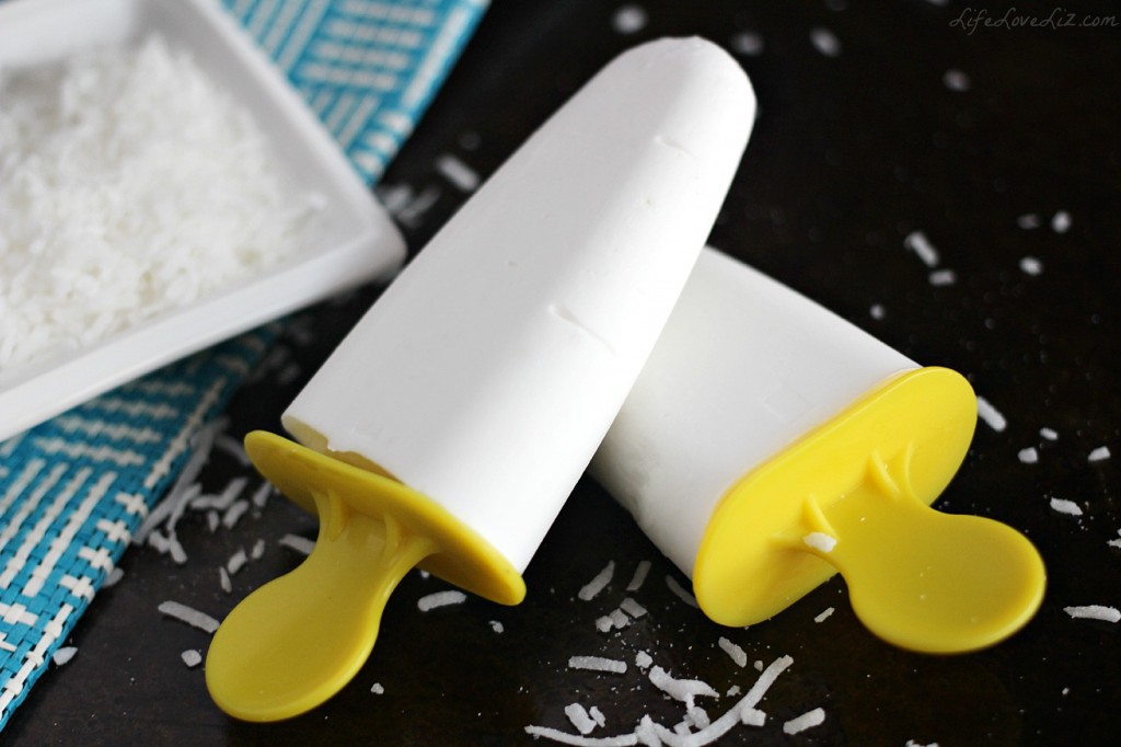 Whipped Coconut Popsicles