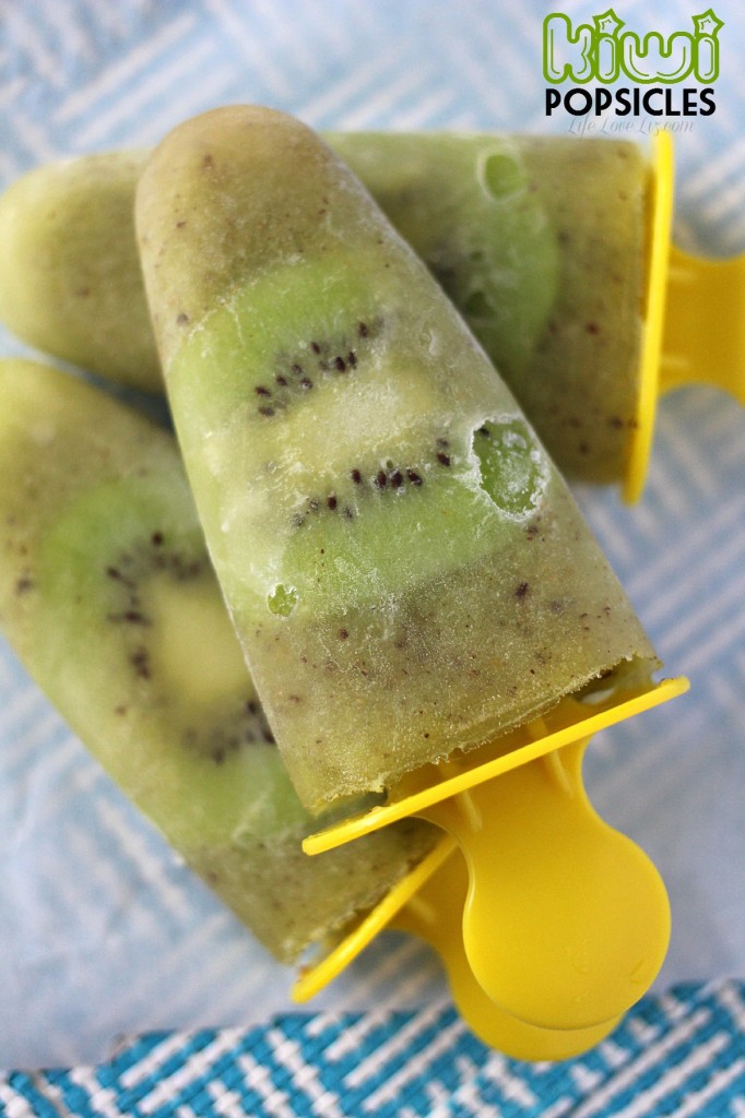 Kiwi Popsicles are a fun and fruity frozen summer treat kids and adults will enjoy alike!