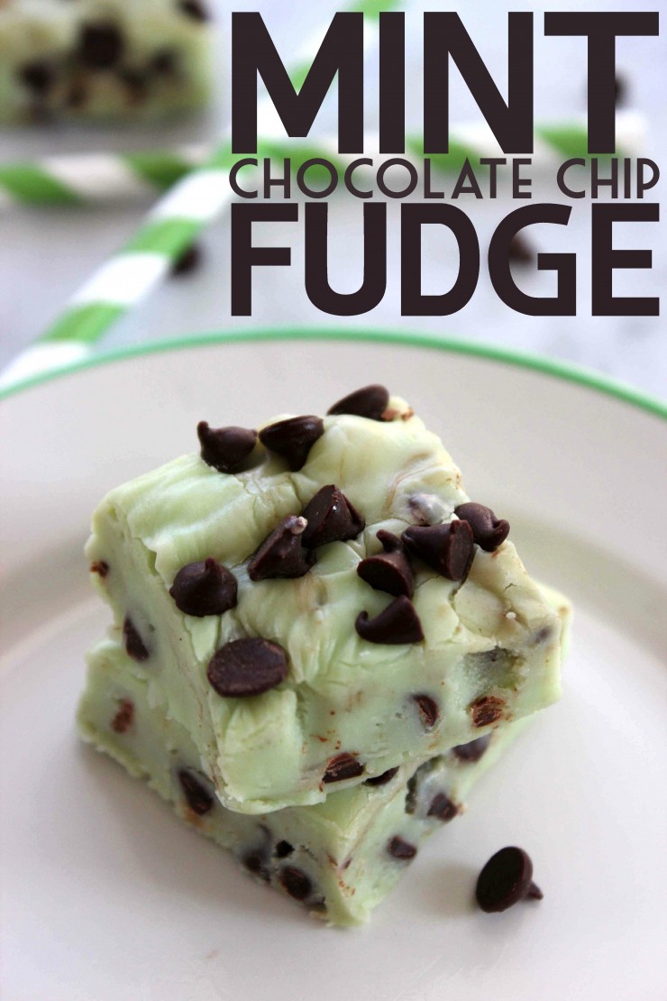 This Mint Chocolate Chip Fudge is a super easy and foolproof dessert recipe. 