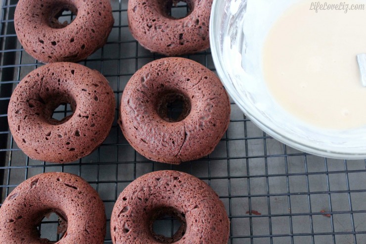 Chocolate Guinness Baked Donuts with Baileys Glaze are a perfect St. Patricks Day Dessert!