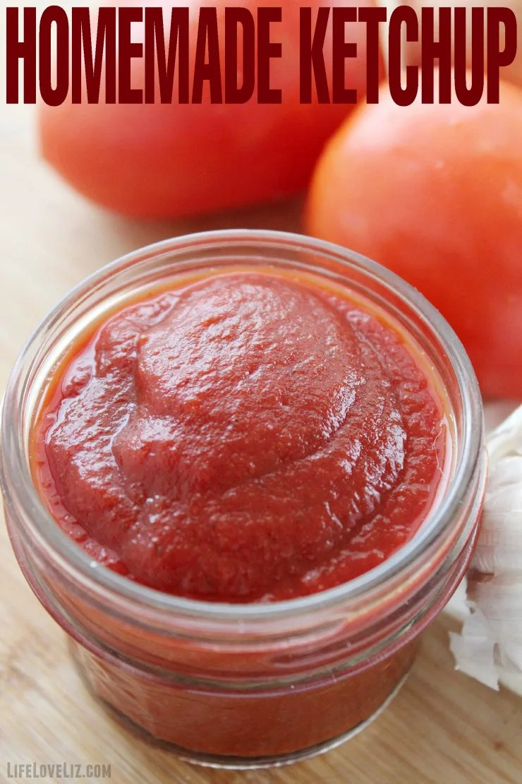 This Homemade Ketchup Recipe is one of the easiest diy recipes you will find and it tastes just like store bought!