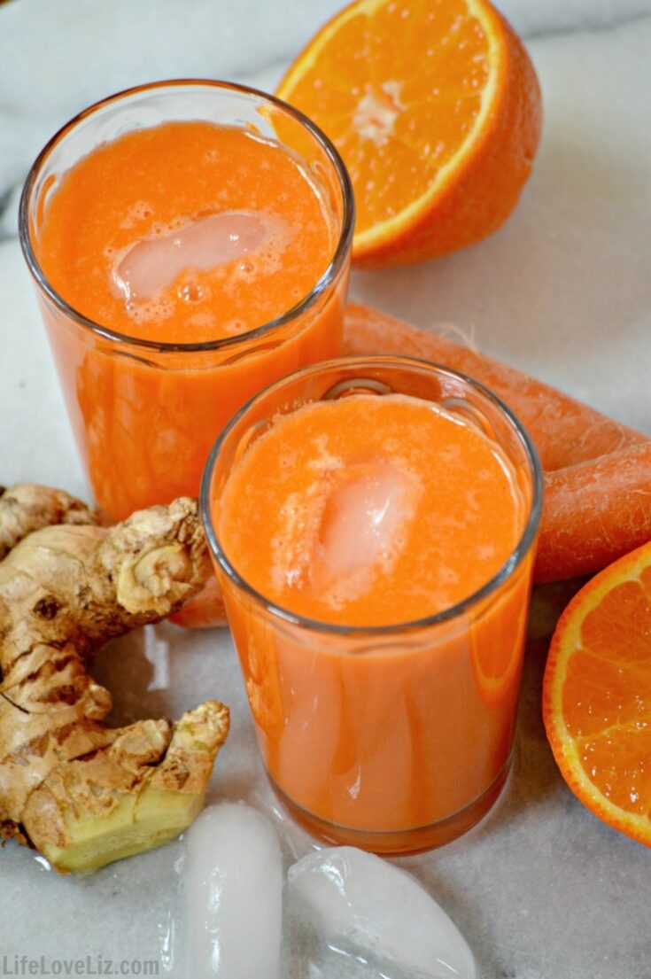 Carrot, Tangelo & Ginger Juice