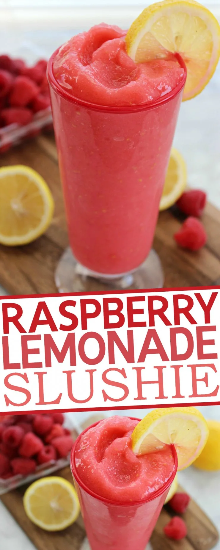 Raspberry Lemonade Slushie Recipe