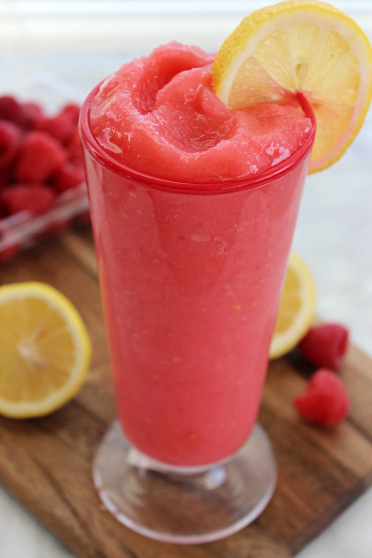 Raspberry Lemonade Slushie Recipe