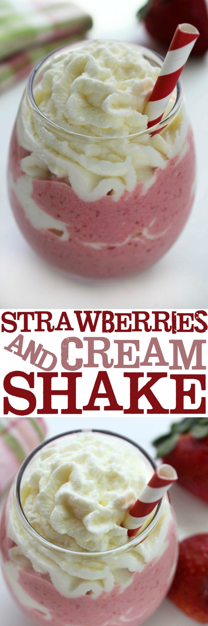 Strawberries and Cream Shake