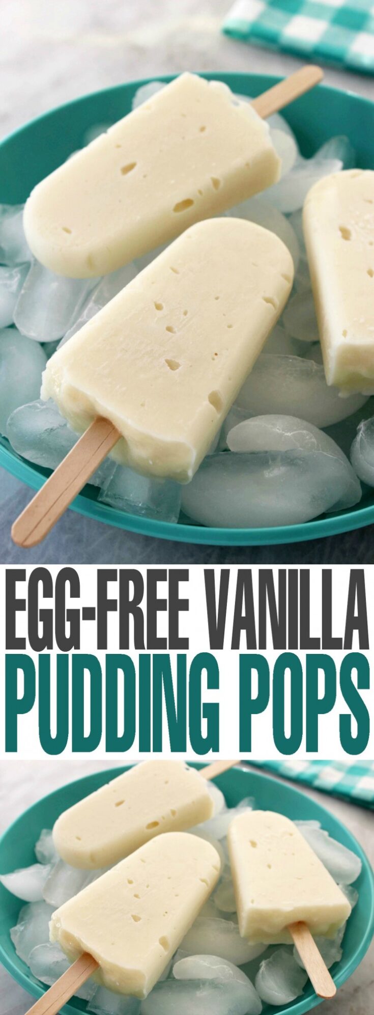 Egg-Free Vanilla Pudding Pops