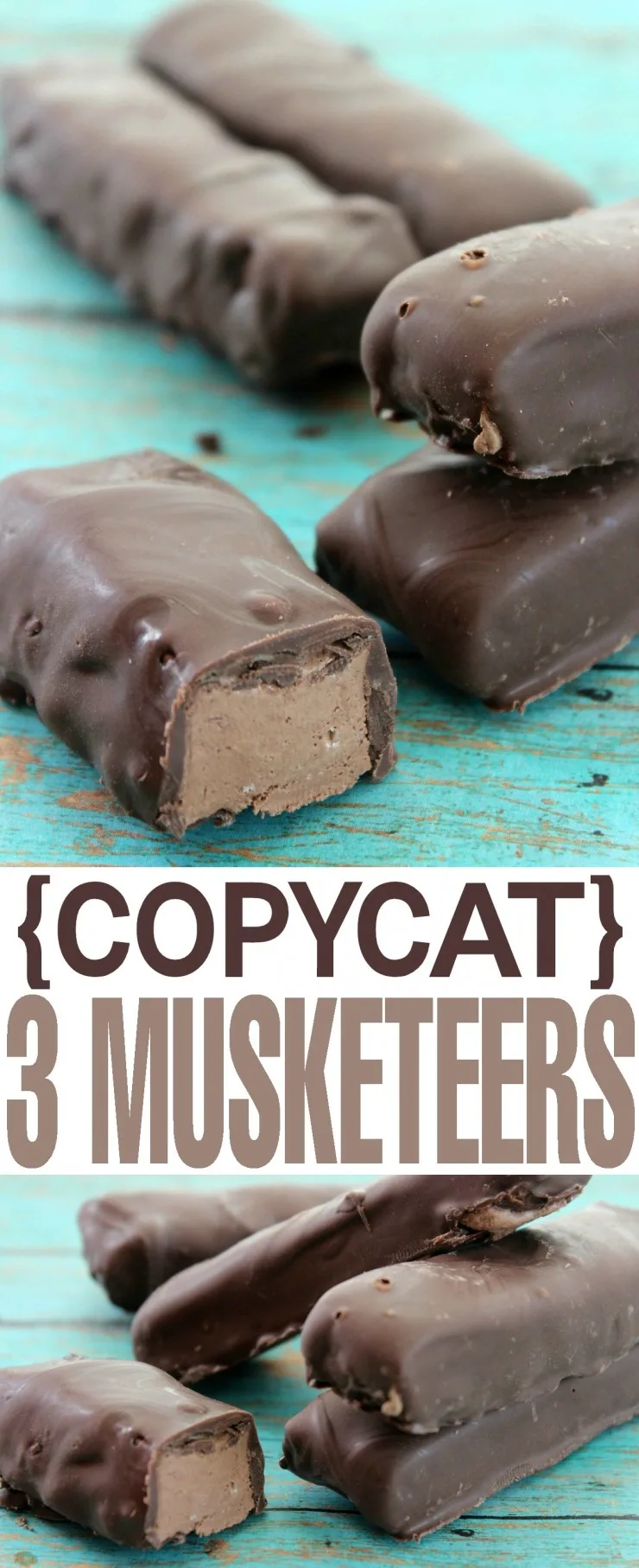 This copycat 3 musketeers recipe uses only 2 ingredients but tastes like the real thing!