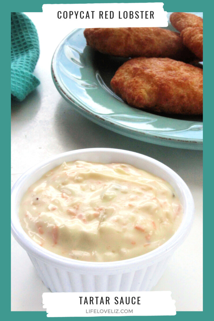 Homemade Tartar Sauce is easy to make but what really sets this Copycat Red Lobster Tartar Sauce apart from the rest is that, just like the real thing, it has a touch of sweetness to it. 