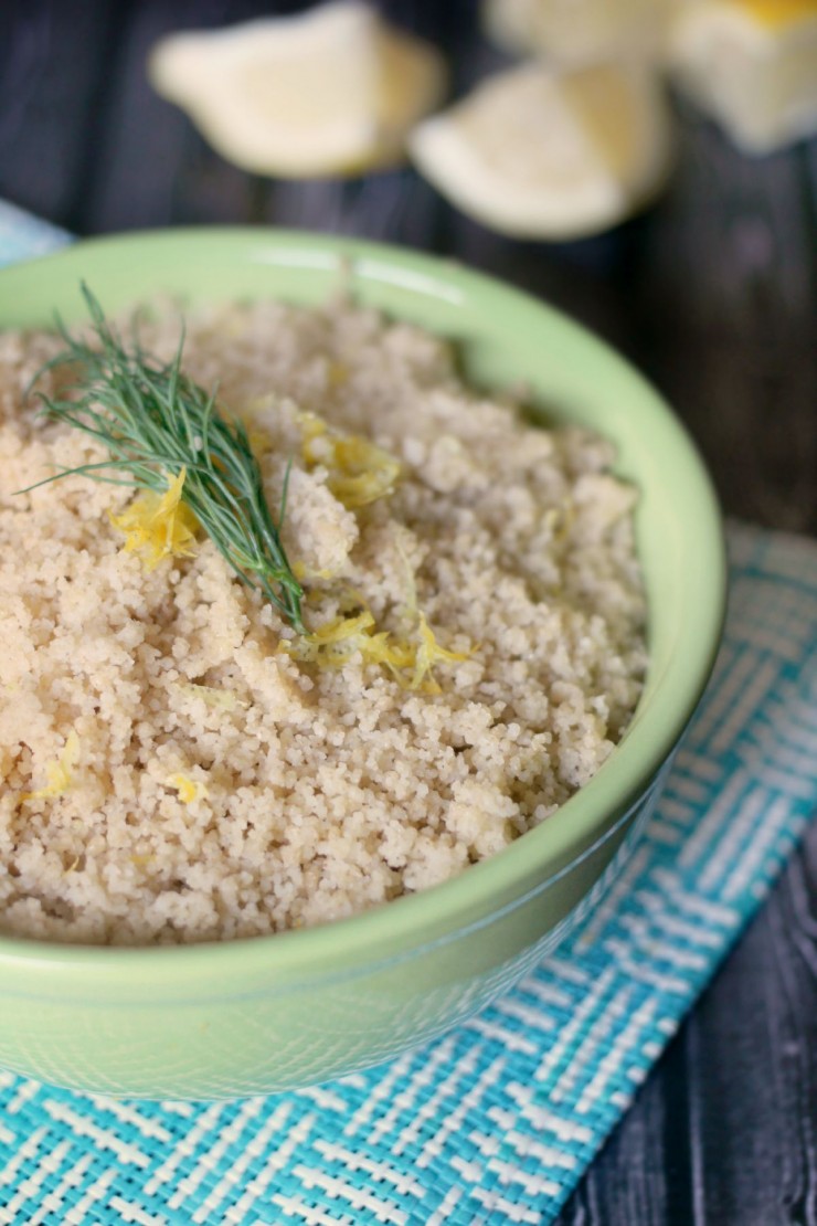 This Lemon Dill Couscous recipe is simple and delicious, a perfect and healthy side dish!