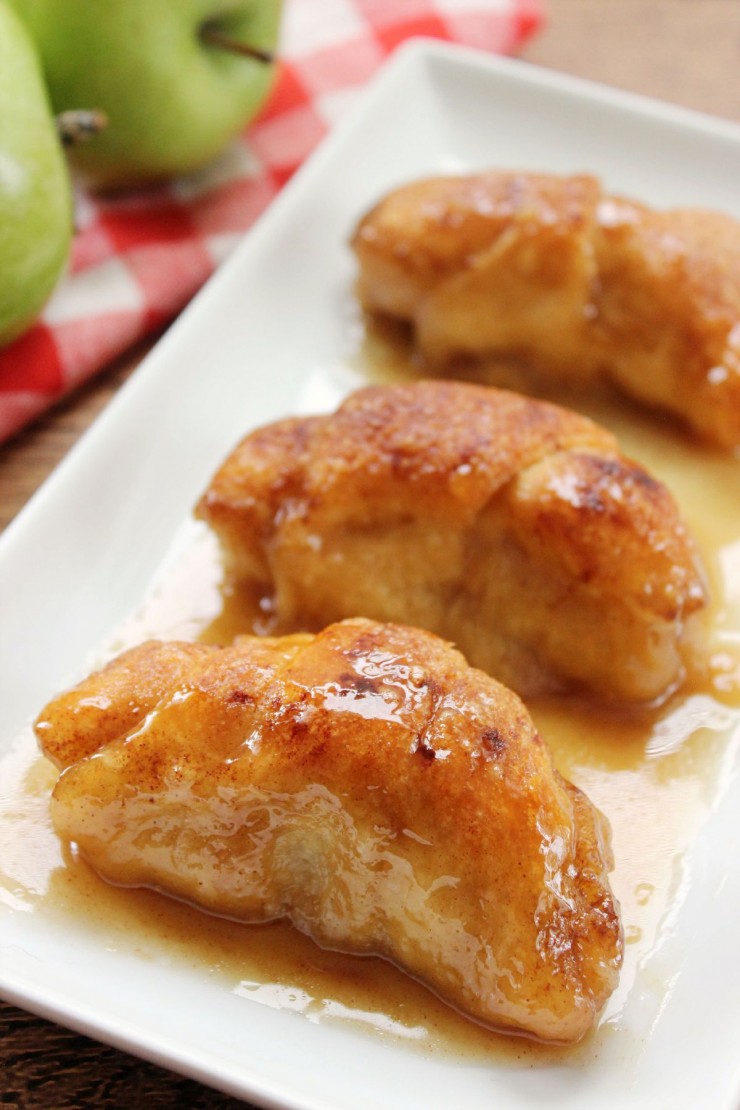 These Apple Dumplings are comforting, flaky and sweet - who knew Mountain Dew could be used to make such an amazing dessert?