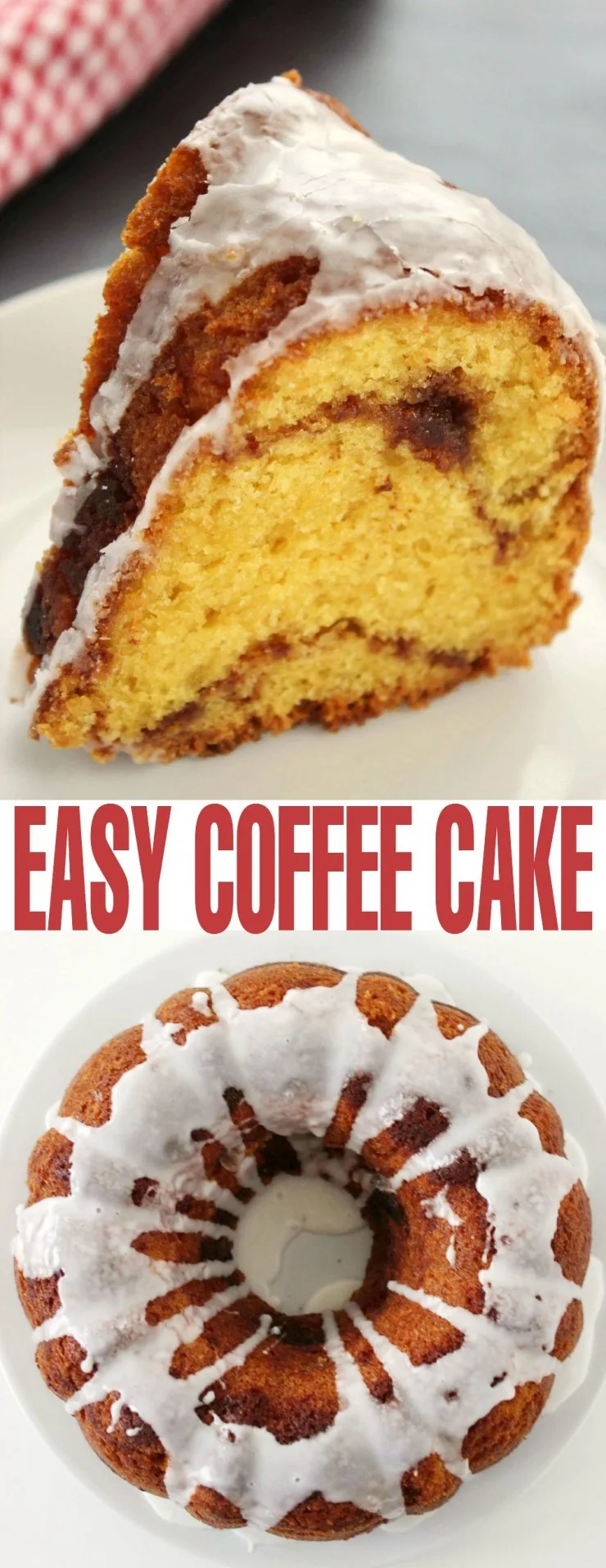 You won't believe just how easy this coffee cake recipe is to whip up. This is a coffee cake recipe literally anyone can follow.