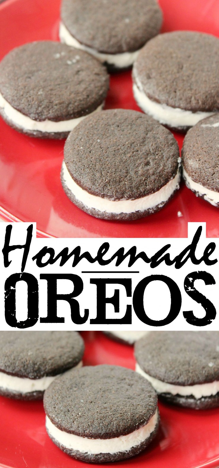 Homemade Oreos are a surprisingly easy cookie to make and a delicious dessert with coffee too!