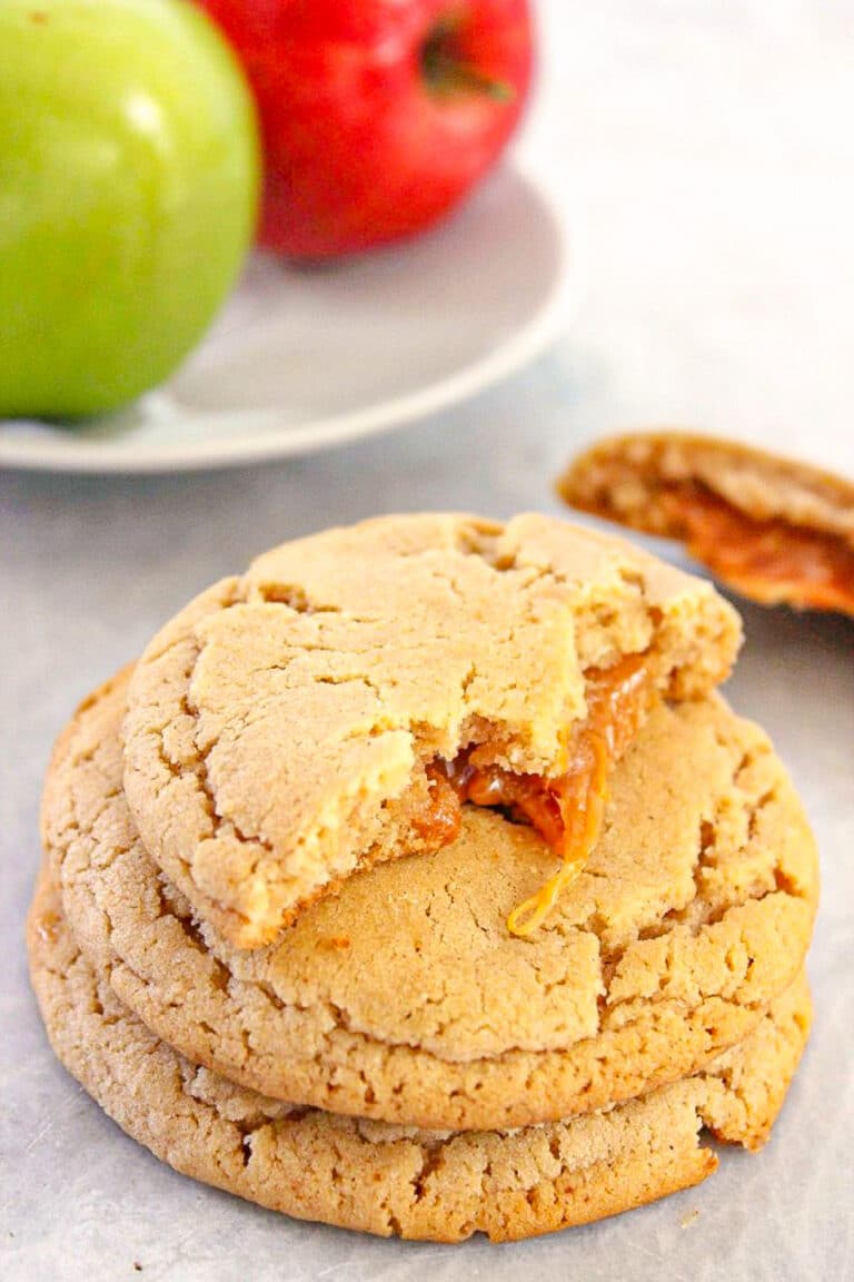 Caramel Apple Cider Cookies
