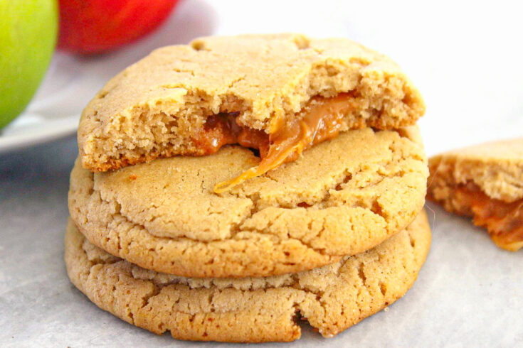 Caramel Apple Cider Cookies