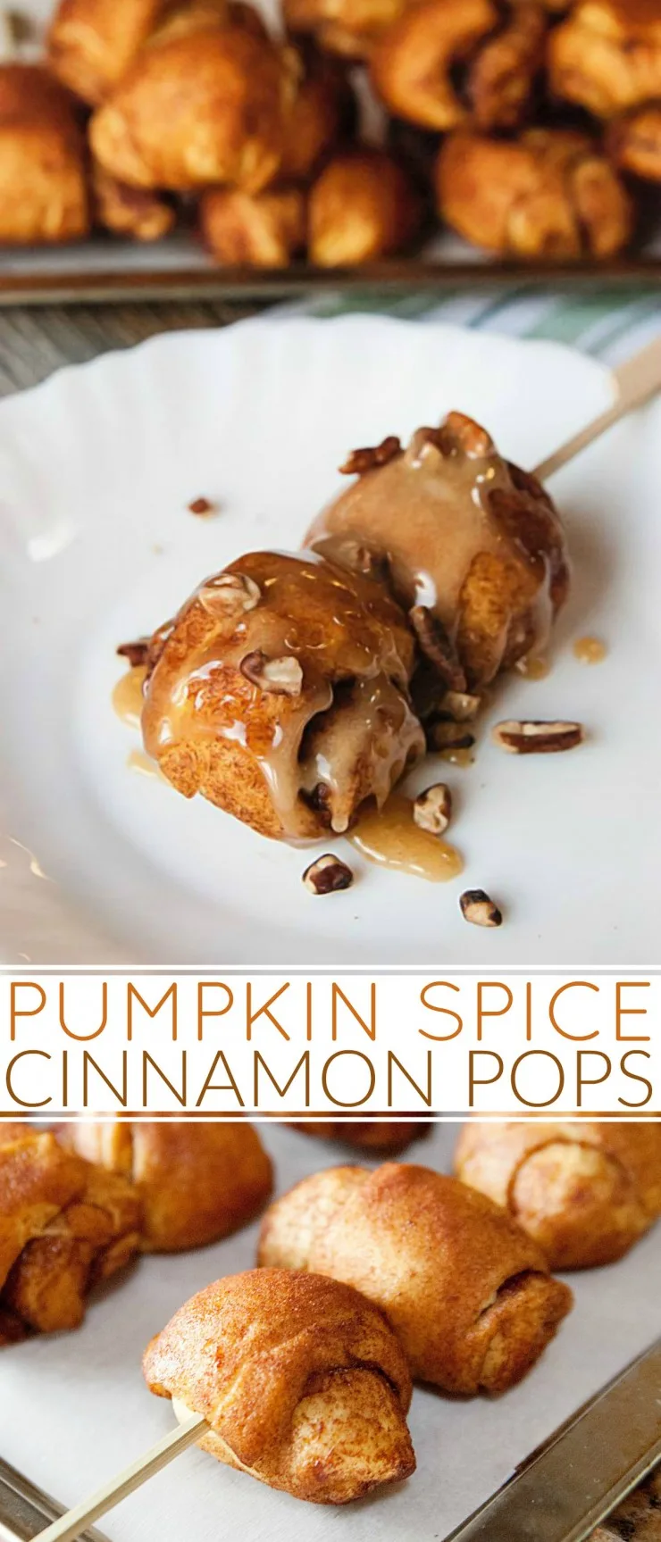 This super easy Pumpkin Spice Cinnamon Pops recipe is a fall dessert everyone will love. 