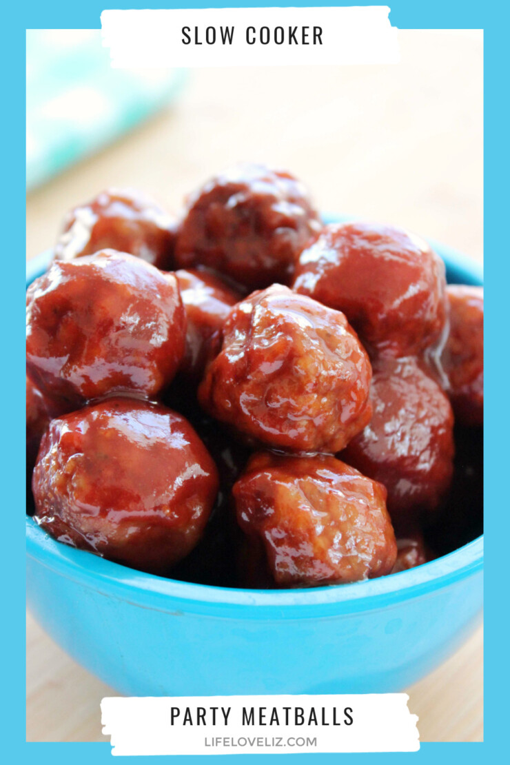 Slow Cooker Party Meatballs are a favourite appetizer at just about any gathering.  This is a super easy recipe you are almost sure to make over and over again!