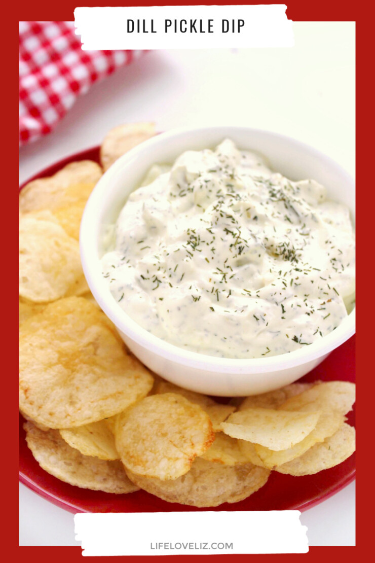 This Dill Pickle Dip is a deliciously delectable dip.  It is seriously addictive and full of flavour, sure to be a favourite dip recipe whenever you need some quick party foods.