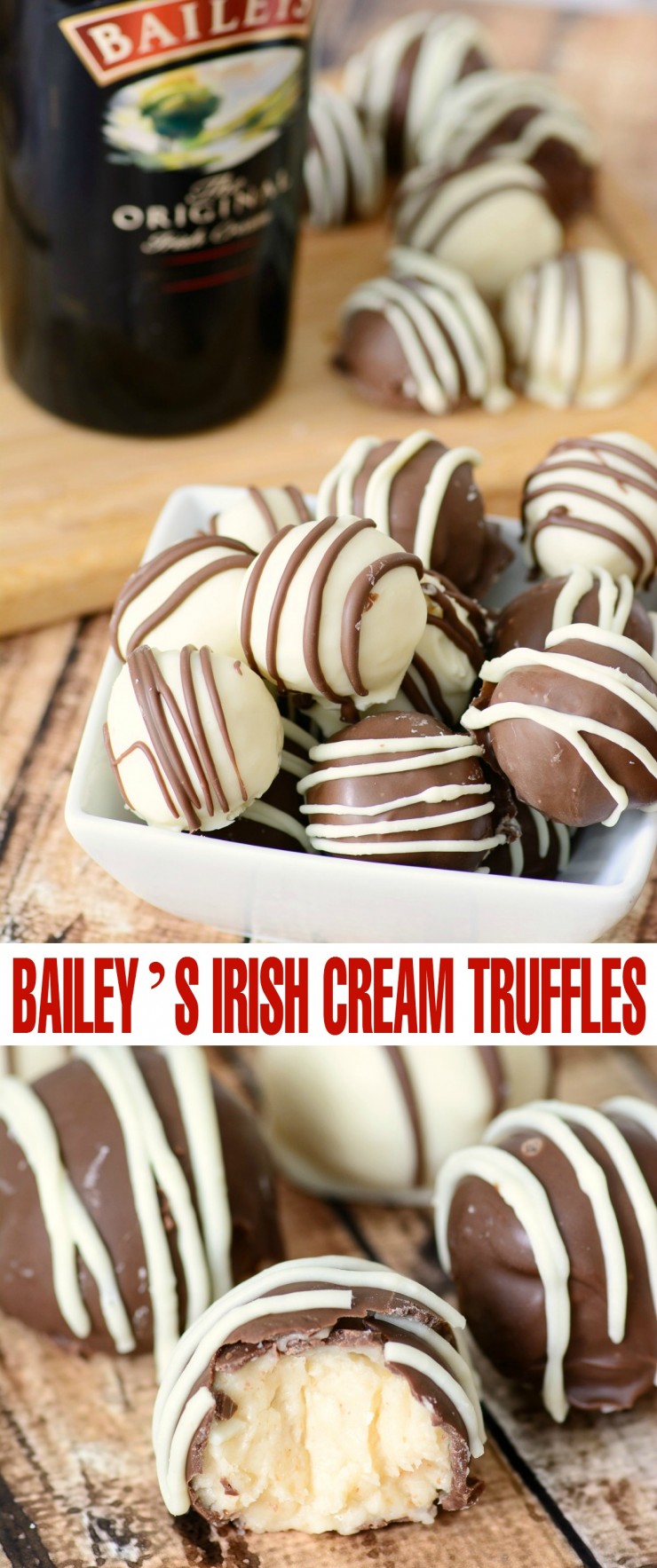 Bailey’s Irish Cream Truffles are a decadent dessert treat perfect for serving at dinner parties and on St. Patrick's Day!