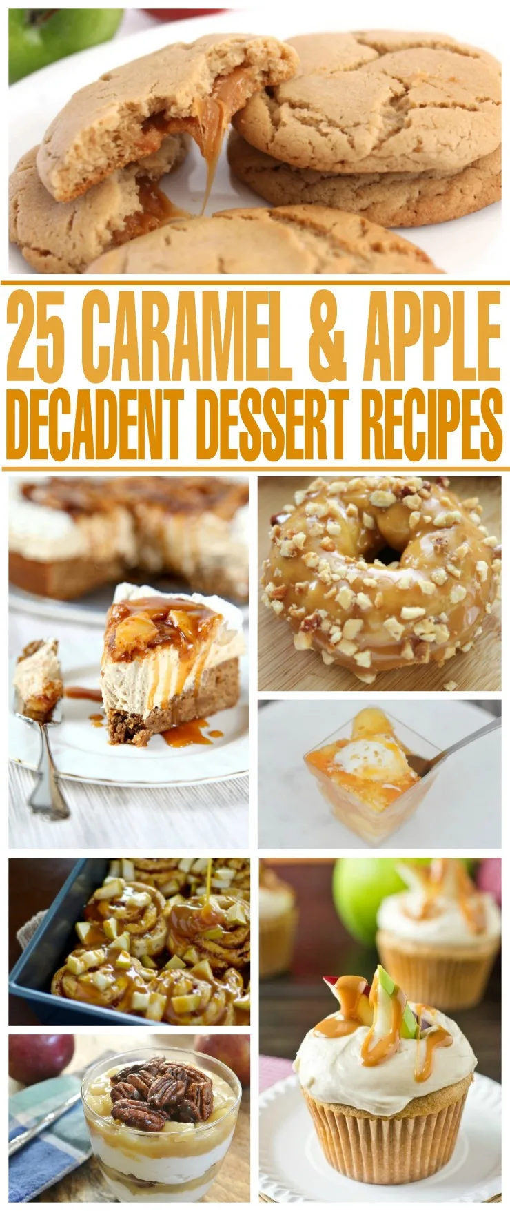 Caramel & Apple go hand in hand like bacon and eggs so it should come as no surprise that there are an endless amount of decadent caramel & apple dessert recipes available. From donuts to cheesecakes, here are some of the best recipes featuring caramel and apple.