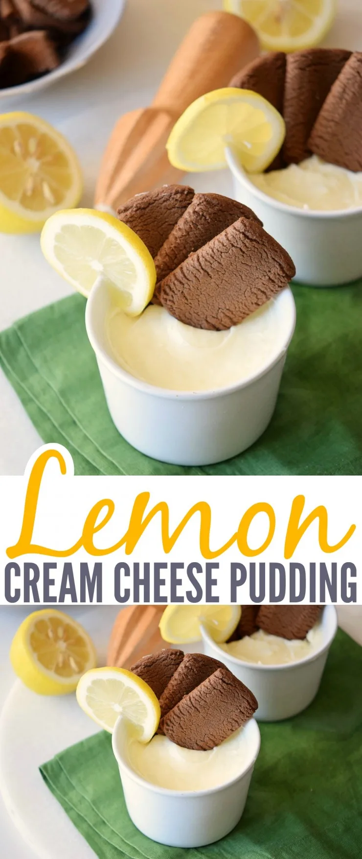 Grab your spoons, and prepare for a pudding indulgence! This Lemon Cream Cheese Pudding is smooth, tangy, light and creamy. This is one dreamy dessert!