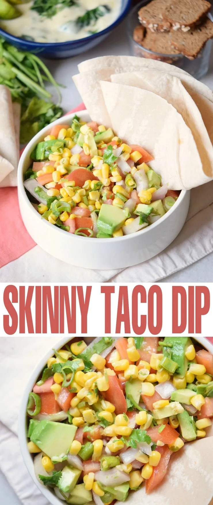  This taco dip is an incredibly fresh Mexican inspired appetizer. It is healthy and delicious - full of fabulous flavours and perfect for serving at parties!