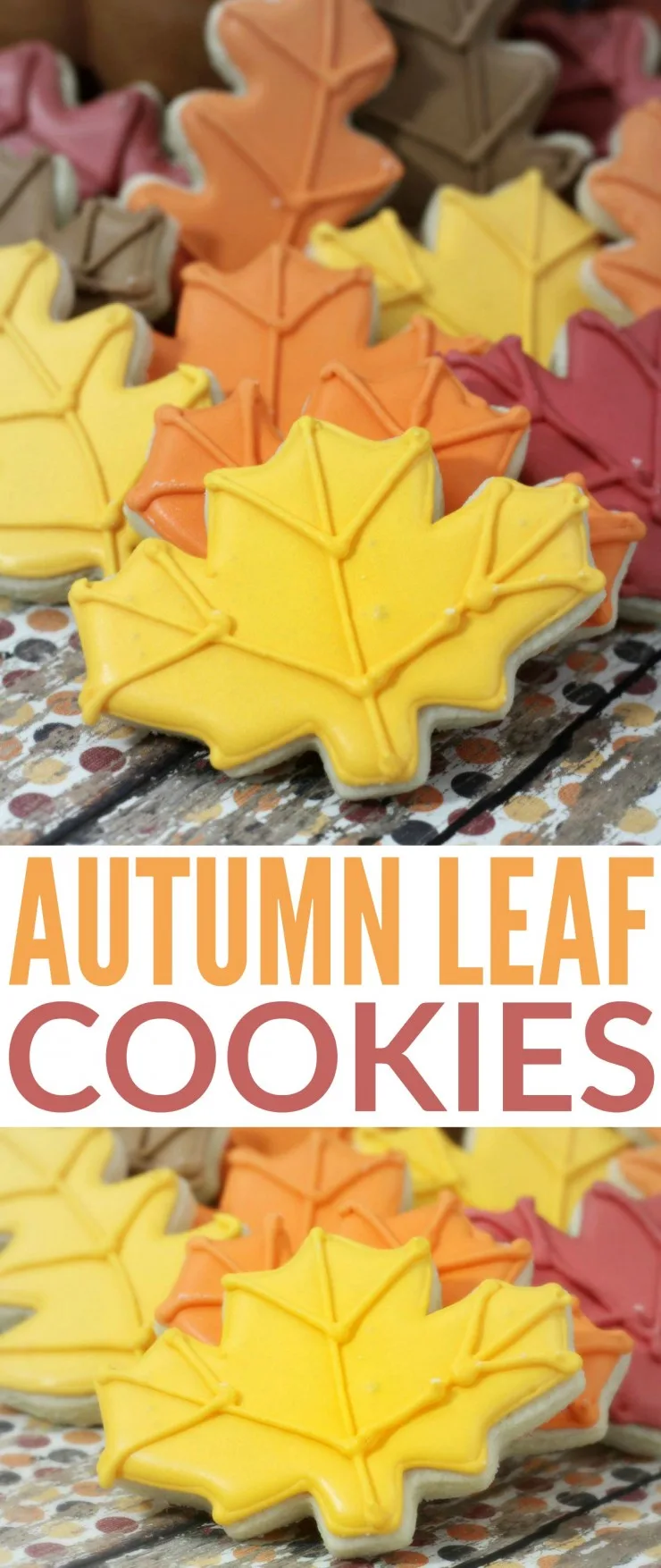 These autumn leaf cookies are almost too pretty to eat. Thankfully this sugar cookie recipe is so delicious and full of flavour you won't feel bad for long!