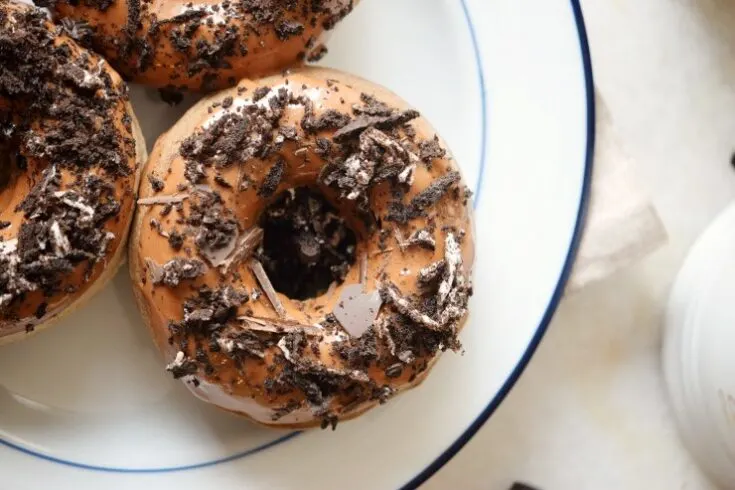 Baked Cookies and Cream Donuts