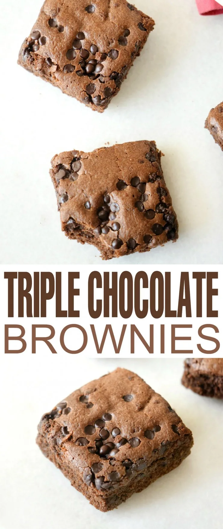 This Triple Chocolate Brownie recipe is perfect for any chocolate lover. Rich and full of flavour, this is a perfect dessert!