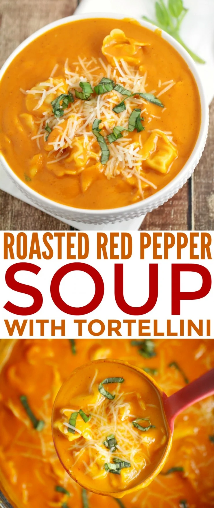 I love a delicious and comforting soup like this recipe for Roasted Red Pepper Soup with Tortellini. Freshly roasted bell peppers and garlic create an amazing savoury flavour your whole family is sure to love.
