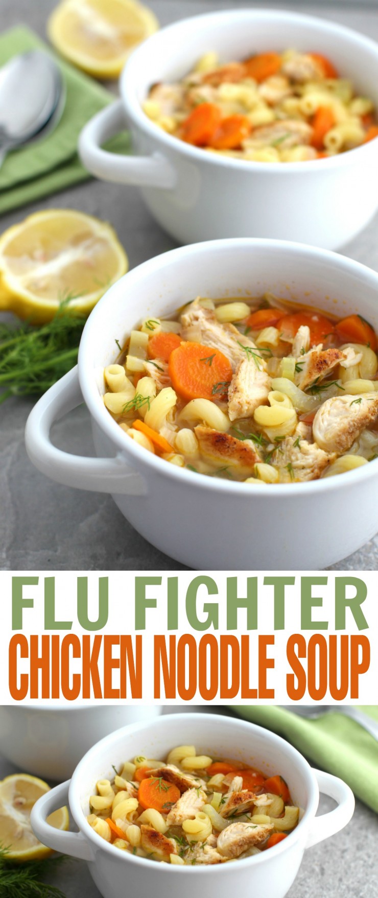 When you are recovering from the flu there is nothing more comforting than a hot bowl of soup. This Flu Fighter Chicken Noodle Soup Recipe offers a mix of spices that may help boost your immune system.