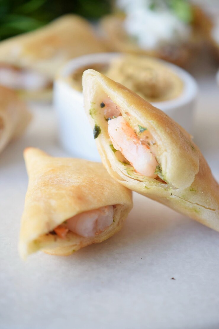 Crispy and savoury, these Shrimp Egg Rolls are a simple and flavourful appetizer.