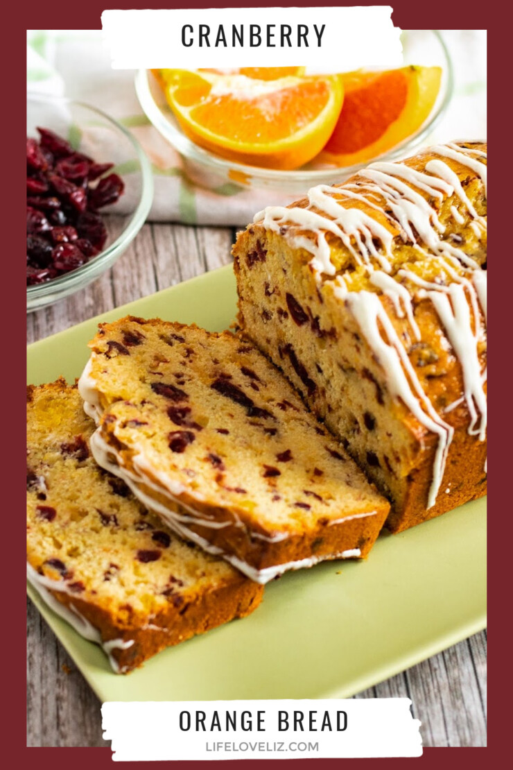 Easy and delicious cranberry orange bread is packed with orange zest and cranberries and drizzled with an orange cream cheese icing.