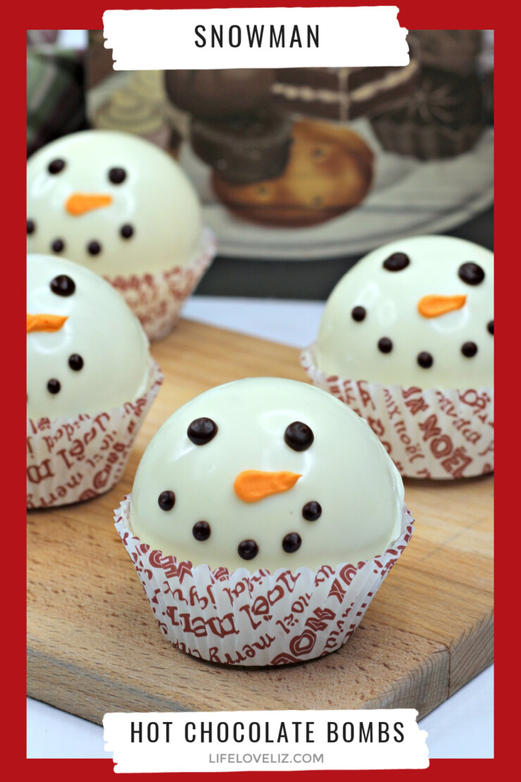 Make adorable Snowman Hot Chocolate Bombs the easy way. Place them in a mug, pour over with hot milk and enjoy the rich chocolate flavour.