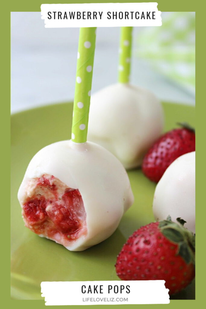This Strawberry Shortcake Cake Pops Recipe results in the most amazing summery cake pops you have ever eaten.  Perfect for a summer dessert!