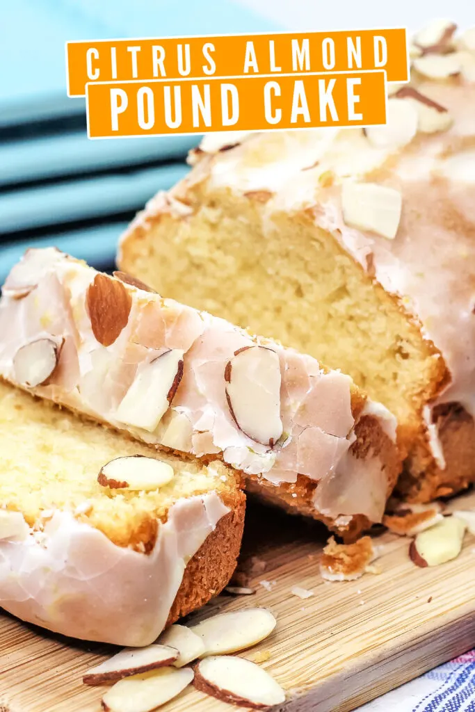 This Citrus Almond Pound Cake is a lovely lemon-lime twist on an almond loaf cake. It's an easy lemon quick bread recipe you're sure to love!