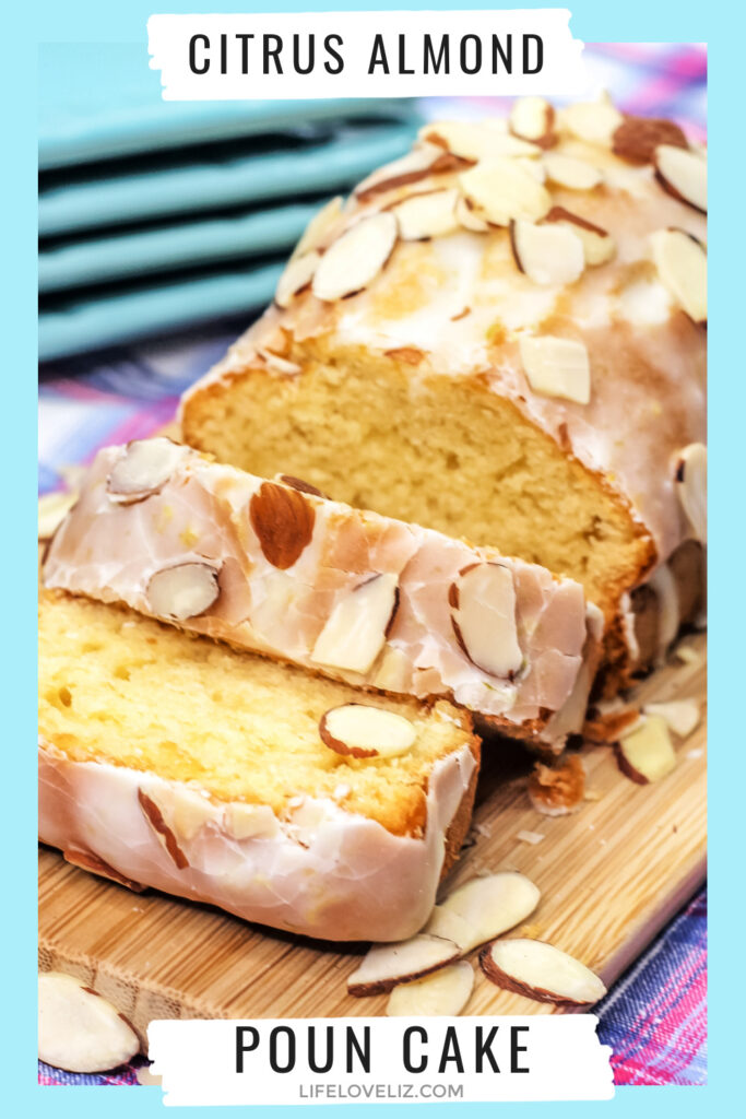 This Citrus Almond Pound Cake is a lovely lemon-lime twist on an almond loaf cake. It's an easy lemon quick bread recipe you're sure to love!