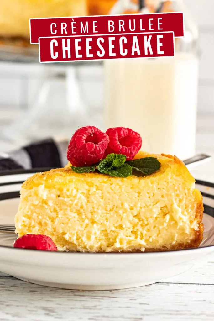 Instant Pot Crème Brûlée Cheesecake will satisfy your dessert cravings with creamy cheesecake topped with a sweet caramelized sugar crust!