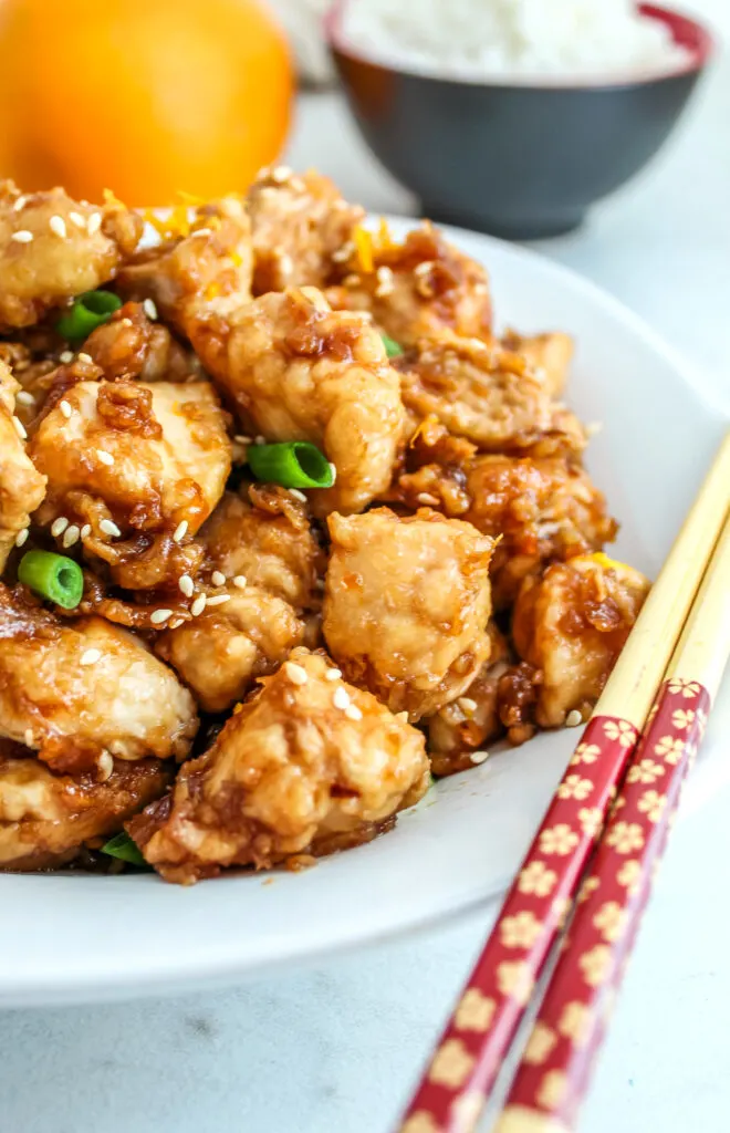 This Gluten Free Orange Chicken recipe is super easy and results in a delicious Panda Express Copycat meal.