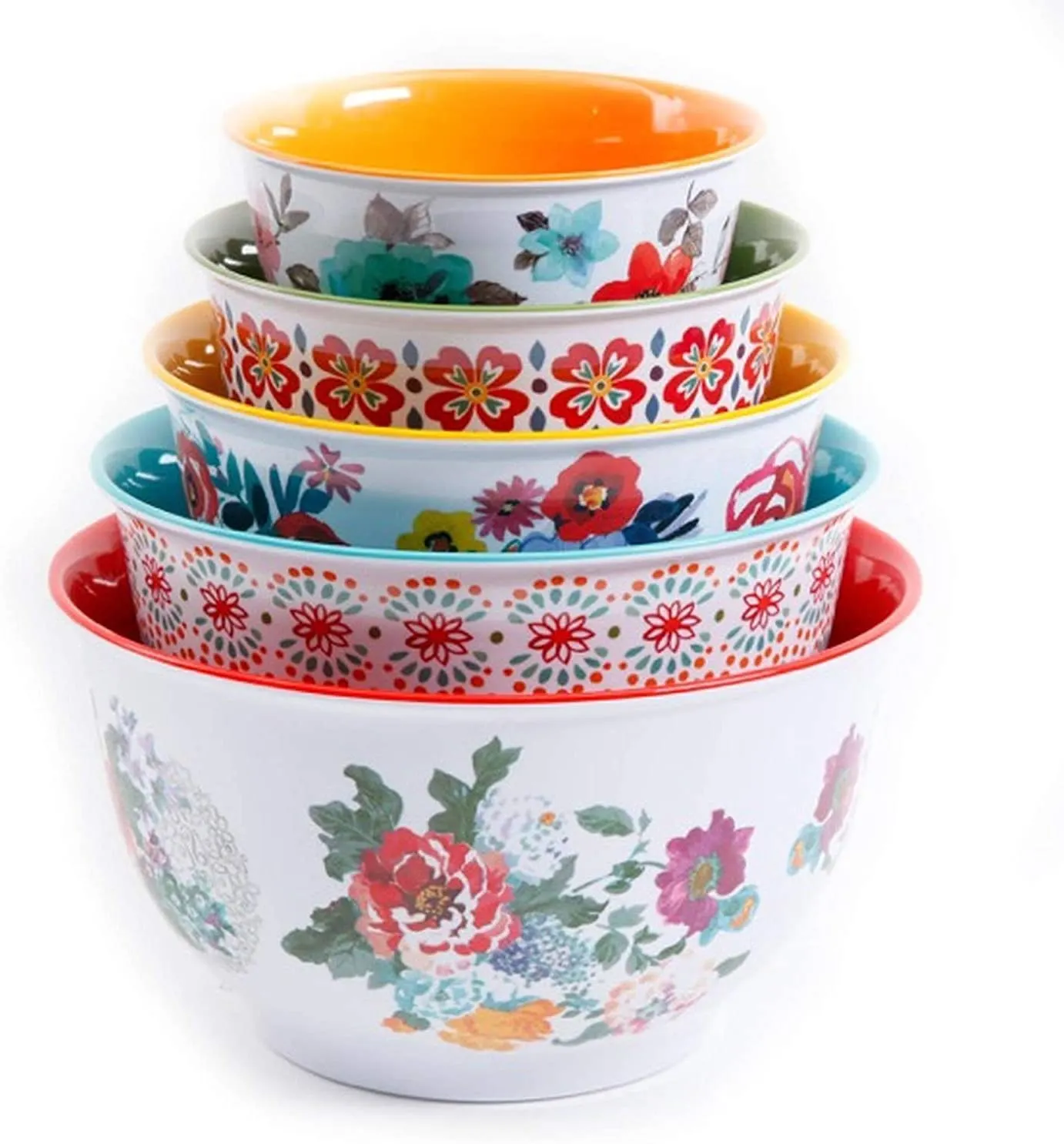 The Pioneer Woman Country Garden Nesting Mixing Bowl Set