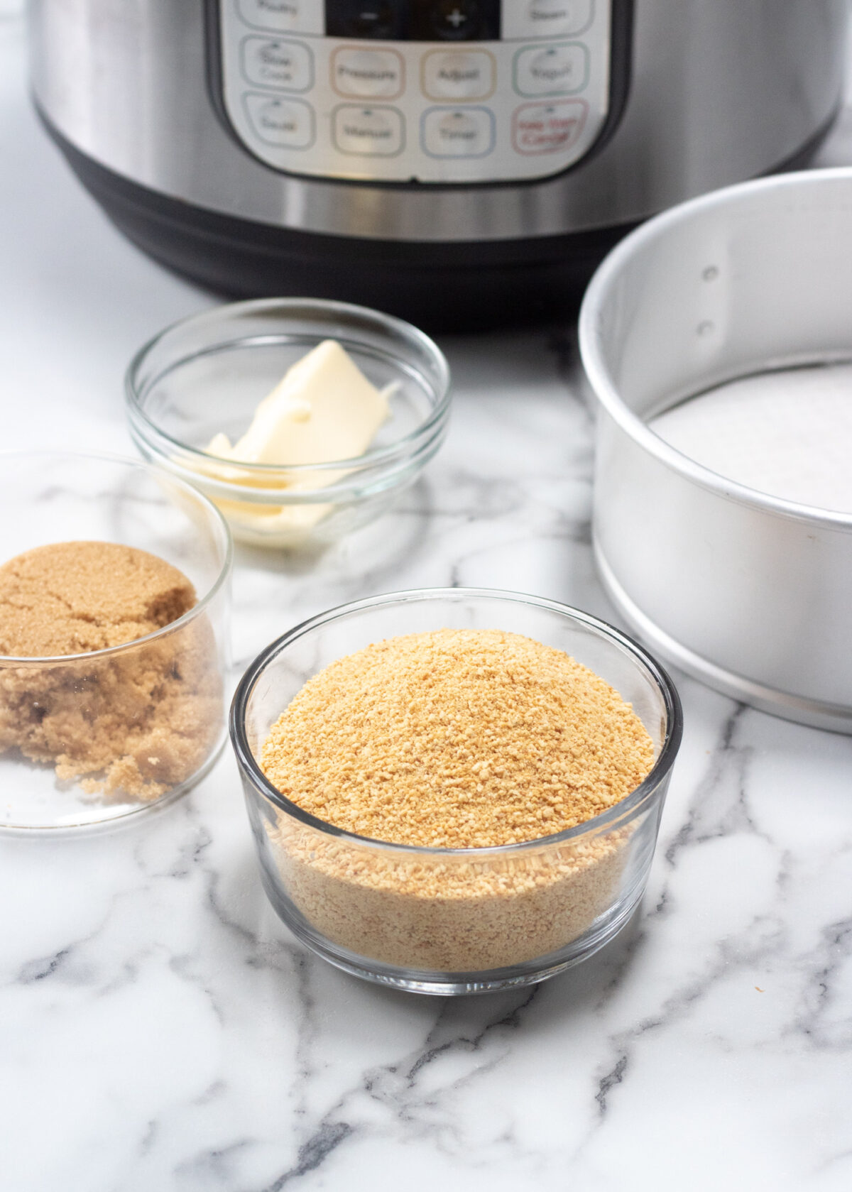 Ingredients for Cheesecake Crust