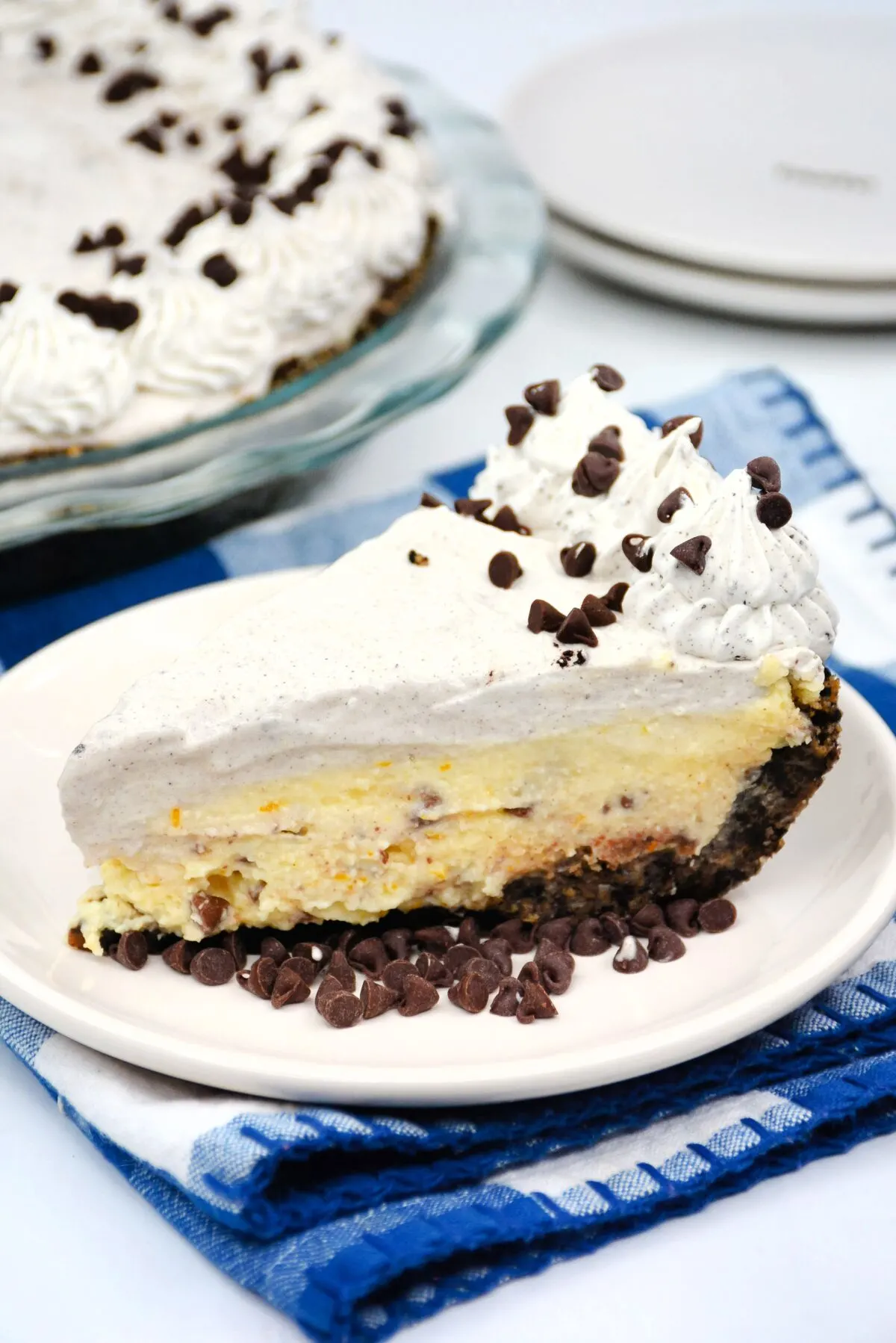 This easy no-bake recipe for cannoli pie will have you enjoying the flavors of delicious Italian cannolis in a whole new way.