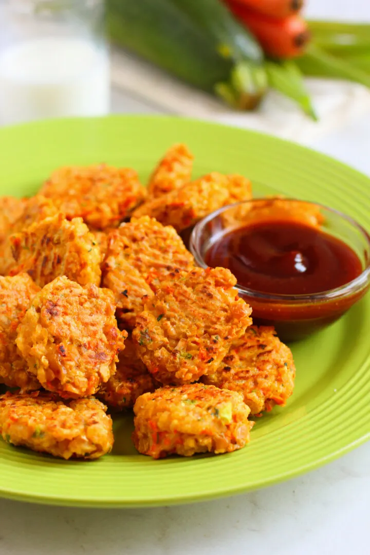 Chickpea Vegetable Nuggets