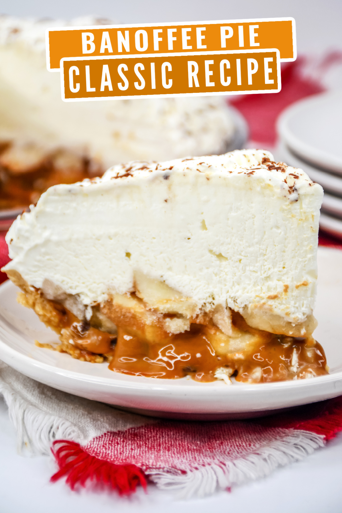 A classic English dessert, this banoffee pie recipe is easy to make and combines the taste of toffee, bananas, and cream into a tasty treat.