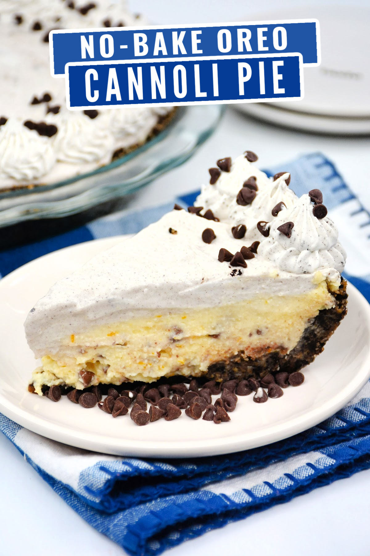 This easy no-bake recipe for cannoli pie will have you enjoying the flavors of delicious Italian cannolis in a whole new way.