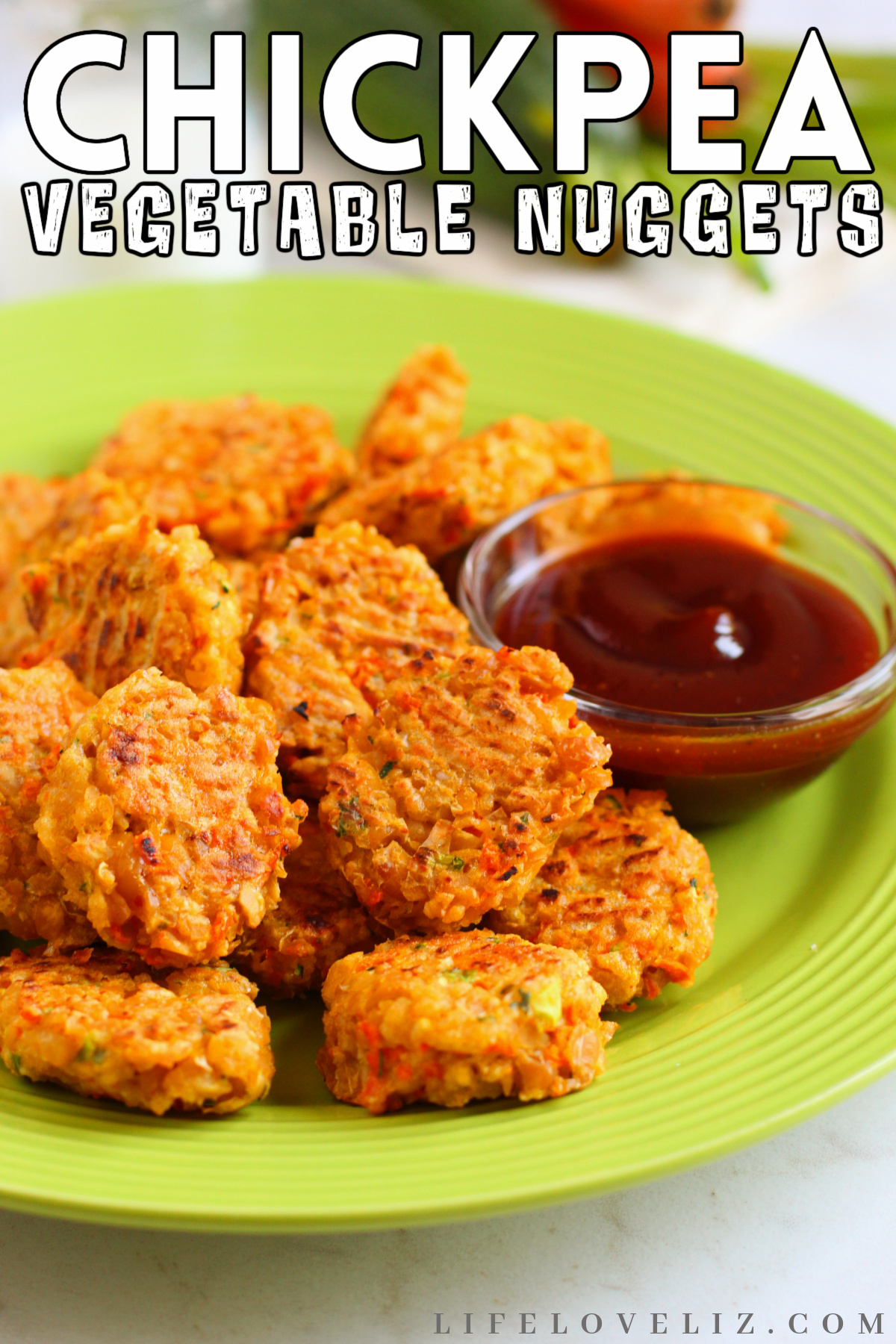 This recipe for vegetarian and gluten-free chickpea vegetable nuggets is a flavourful and healthy alternative that are baked until crisp.
