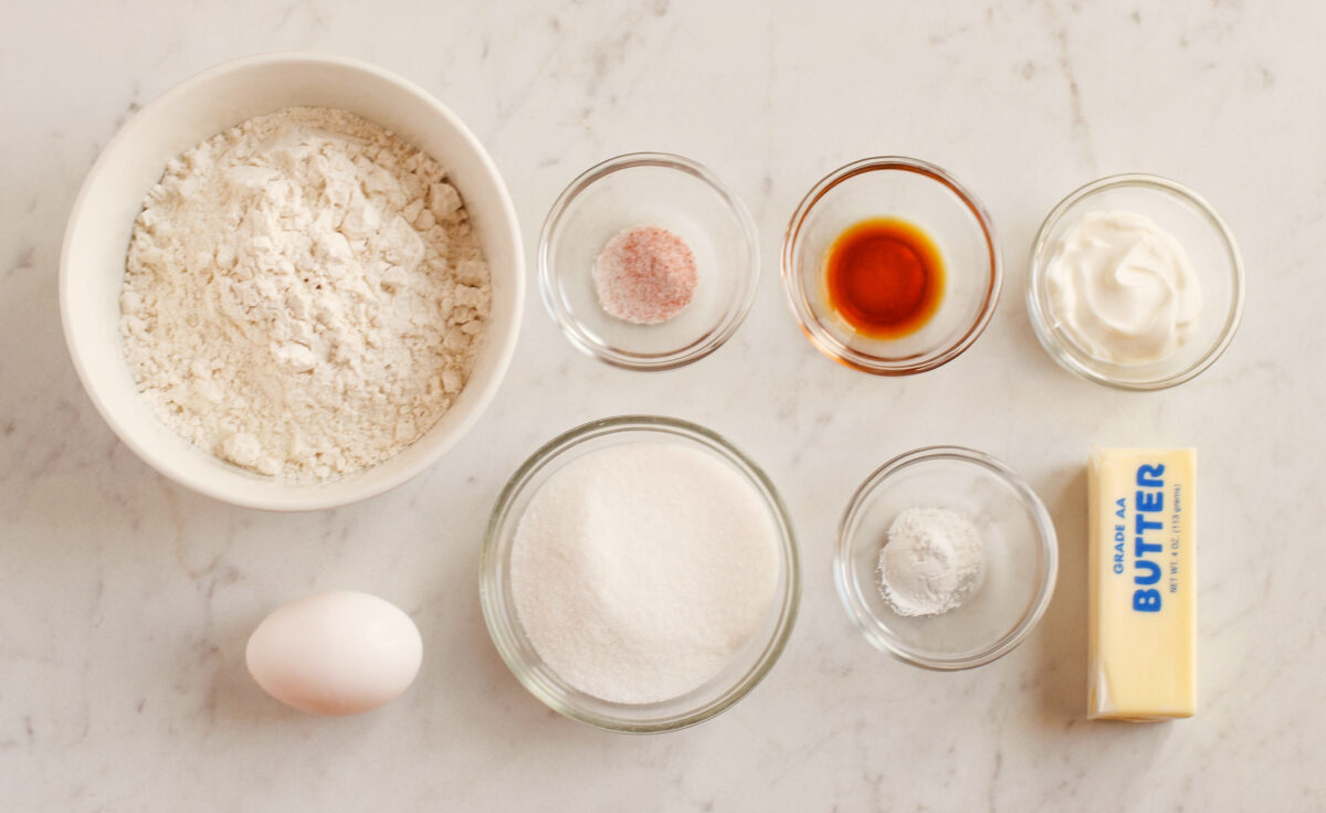 Ingredients for the Lofthouse Sugar Cookies