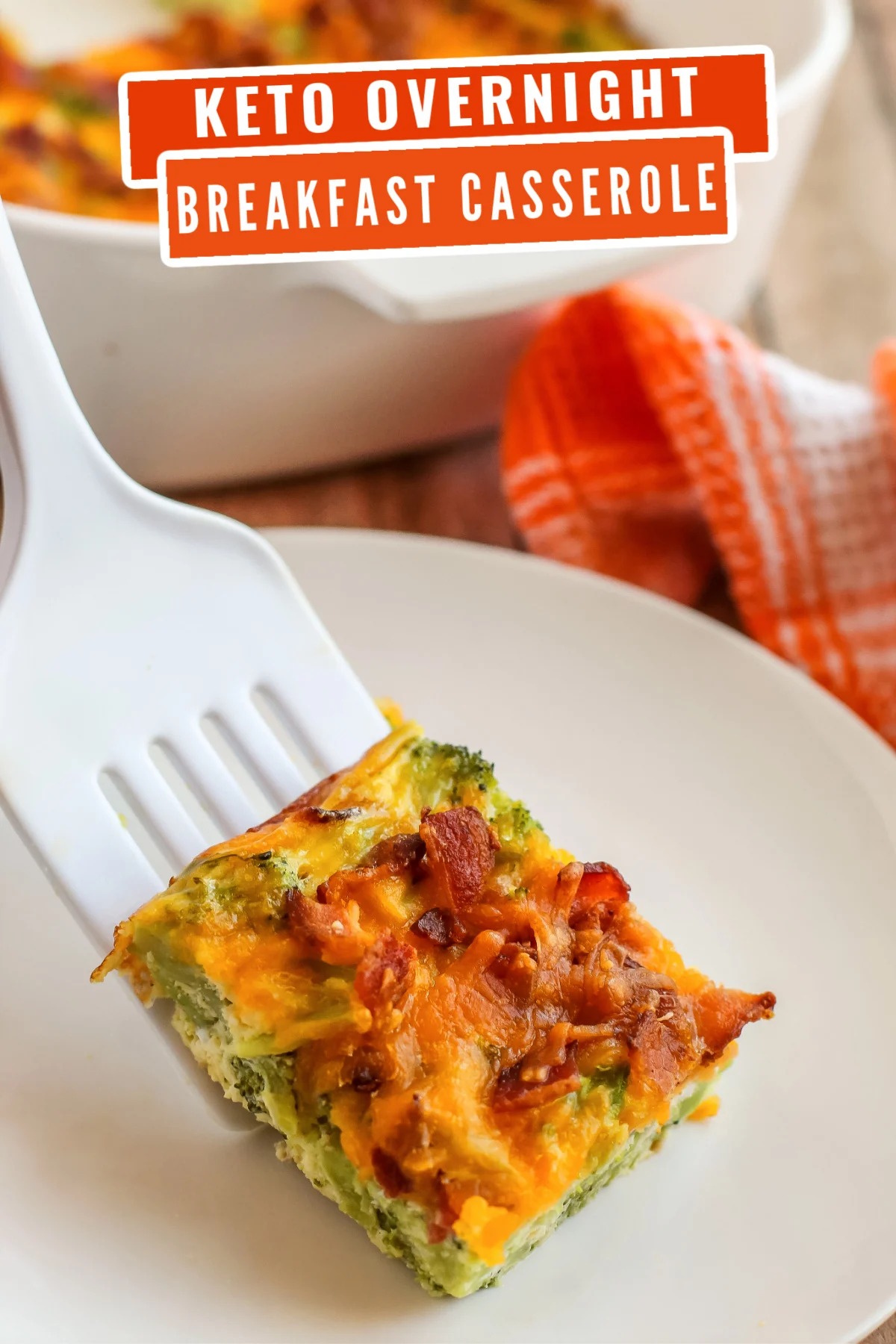 This keto overnight breakfast casserole recipe is the best way to start your day. It's also low carb, gluten free and super easy to make!